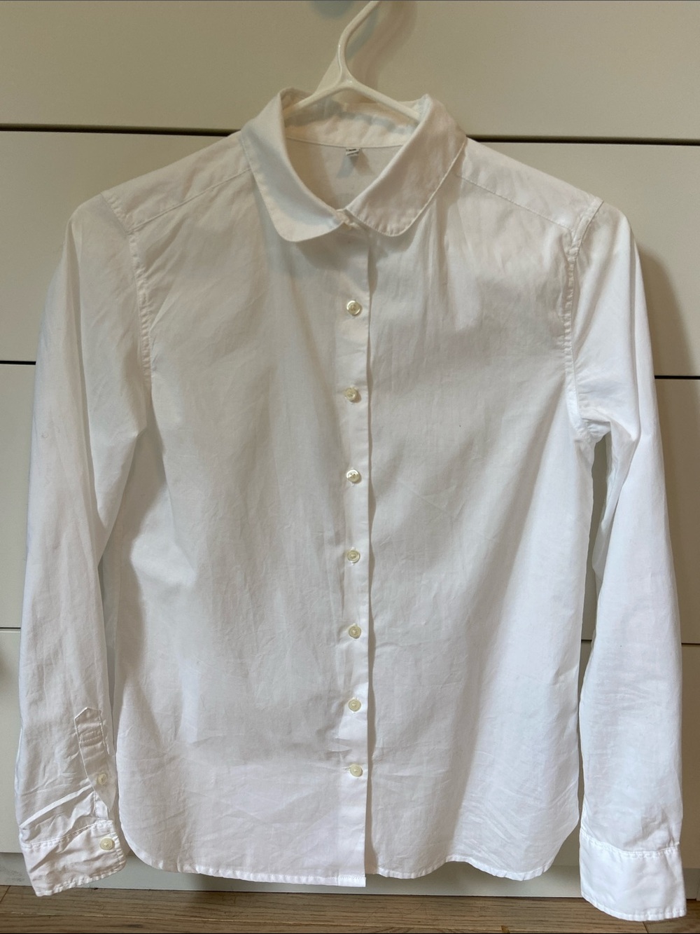 Muji White Button-Up Shirt